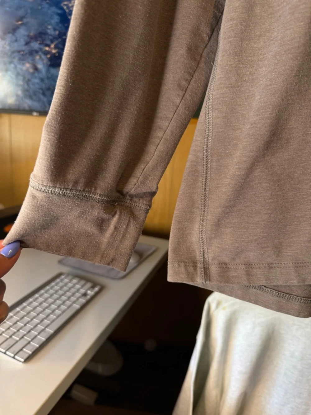 47 Brand Los Angeles Dodgers MLB Baseball Silver Crewneck Long Sleeve Tshirt - Picture 4 of 9